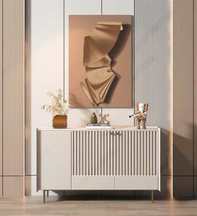 现代玄关柜3D模型下载